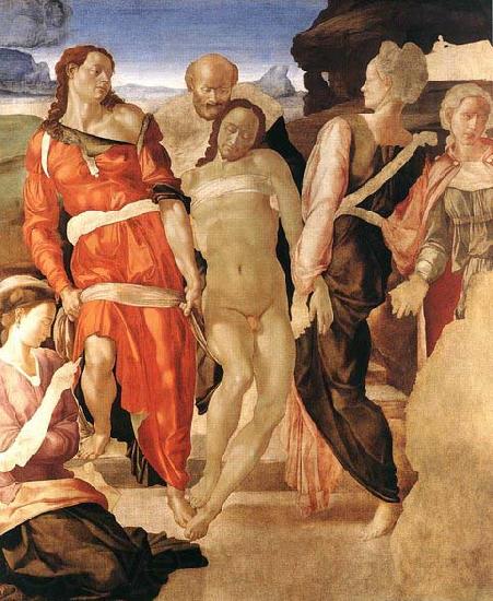 Michelangelo Buonarroti Entombment